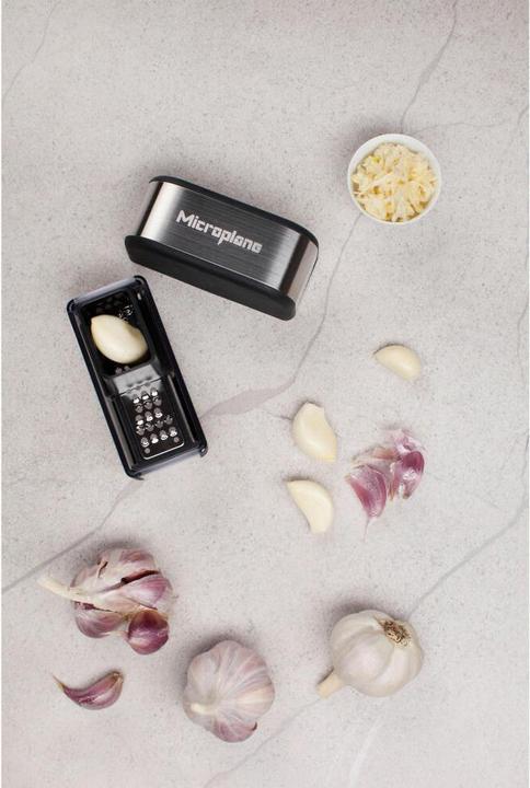 Image du produit Microplane Garlic Slicer Mincer Set - Noir
