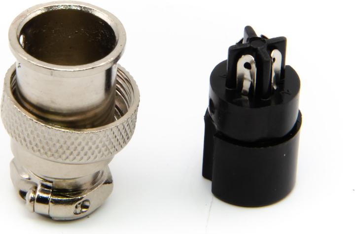 Image du produit Purecrea GX16-4P mâle 16mm femelle pour montage sur câble