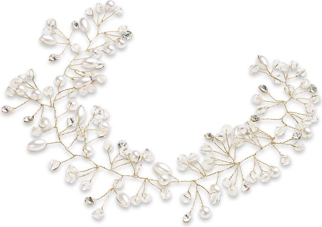 Actual product image Trisa Celebride Bohemian Hair Accessories with Pearls and Rhinestones