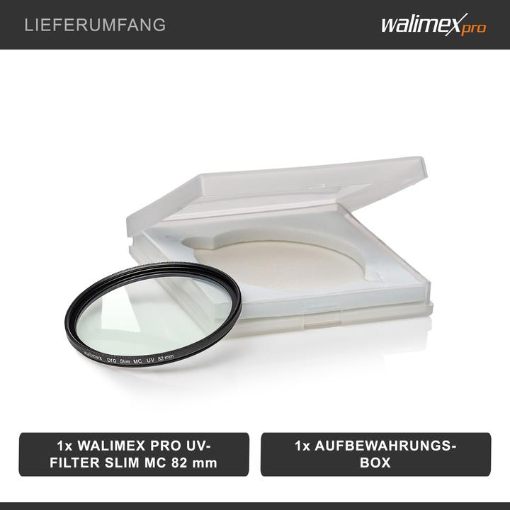 Produktbild Walimex Slim MC 82mm (82 mm, UV-Filter, 82 mm)