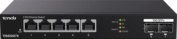 Actual product image Tenda TEM2007X Ethernet Switches 2.5 Gigabit 5 (5 Ports)