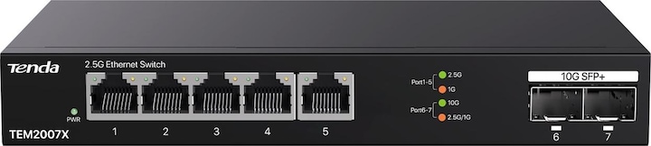 Productafbeelding Tenda TEM2007X Ethernet Schakelaars 2,5 Gigabit 5 (5 Havens)