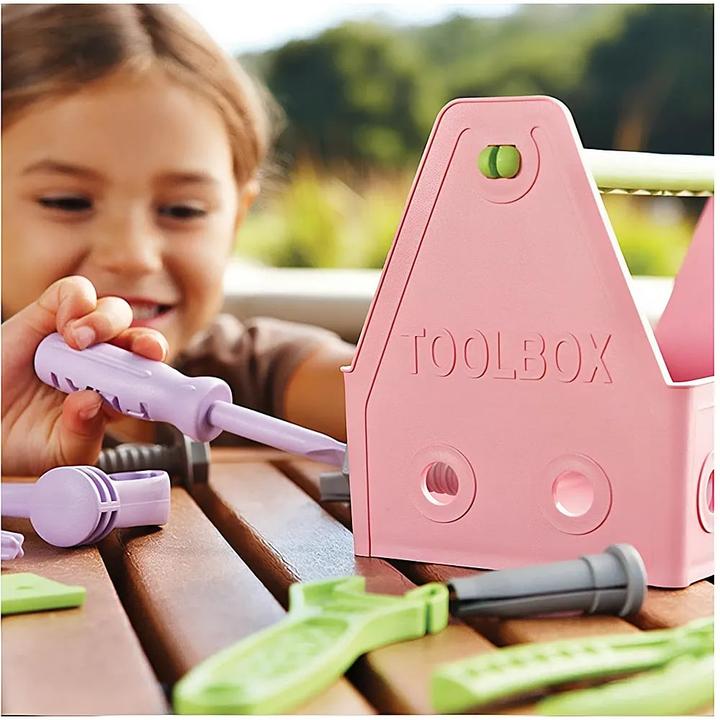 Actual product image Green Toys Tool Set pink