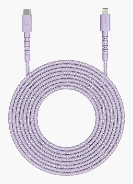 Actual product image Fresh'N Rebel Fresh 'n Rebel USB-C to Lightning Lilac (2 m, 30 W)