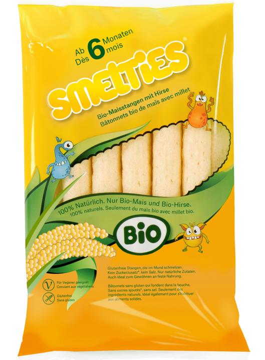 Immagine prodotto Smelties Bastoncini di mais biologici con miglio (30 g)