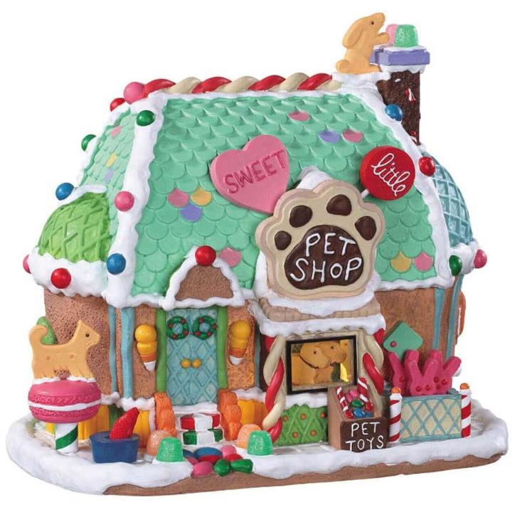 Lemax, Decorazioni per albero di Natale, Sweet Little Pet Shop con Adattatore