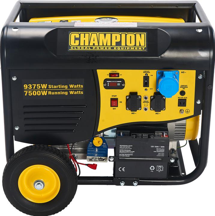 Actual product image Champion Power Equipment Agregat EU 8000 Watt Petrol Generator with Electric and Remote Start (7500 W, 14 l)