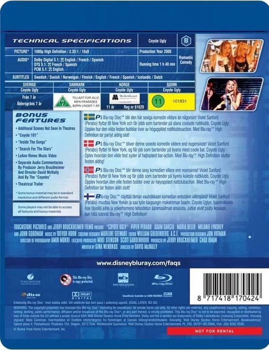 Produktbild Disney Coyote Ugly - Blu Ray (Blu-ray)