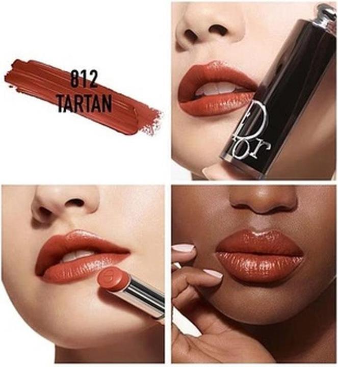Immagine prodotto Dior Christian Addict Shine Rossetto 3,2 g Dimensione completa ricaricabile 812 Tartan (812 Tartan)