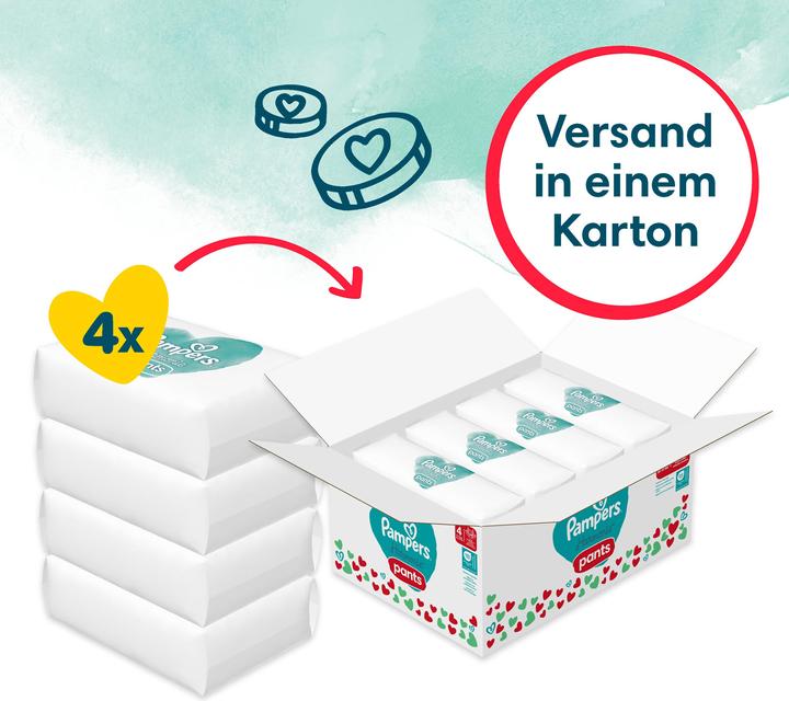 Actual product image Pampers Harmonie Pants (Size 4, Monthly box, 168 Piece)