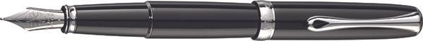 Actual product image Diplomat Fountain pen Excellence A2 lacquer black F (1x)