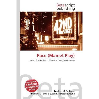 Race (Mamet Play), Fachbücher