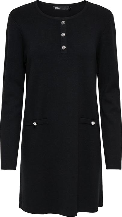 Actual product image Only Onlania Ls O-Neck Button Dress Ex Knt (S)