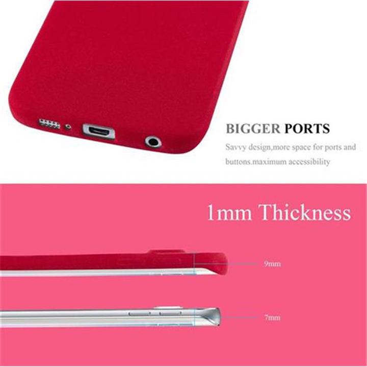 Actual product image Cadorabo TPU Frosted Cover (Samsung Galaxy S6 Edge)