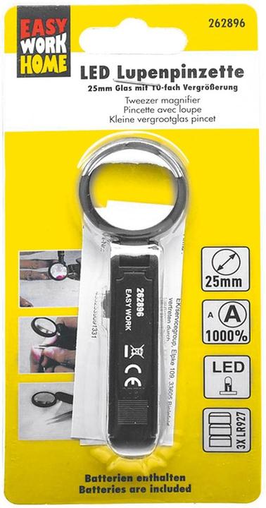 Immagine prodotto Easy Work Pinzetta d'ingrandimento a LED