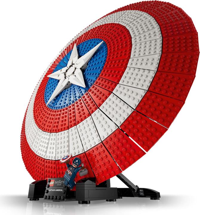 Produktbild LEGO Captain Americas Schild (76262, LEGO Marvel)