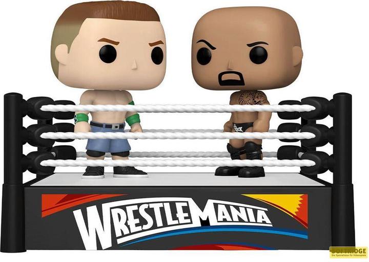 Funko Pop! WWE : John Cena vs The Rock Wrestlemania