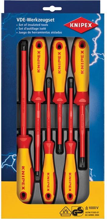 Knipex Pacchetto giraviti (Viti con testa a intaglio, Fessura croce Phillipps (PH))