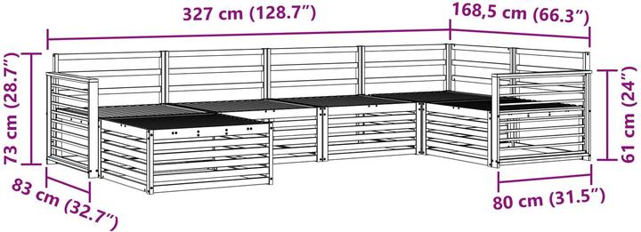 Produktbild vidaXL Outdoor-Sofa