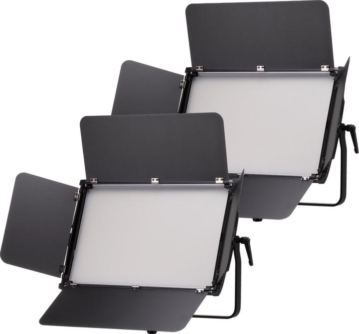 Bresser Studiolamp - Set of 2 - BR-S150B PRO - Light intensity variably adjustable (Studio light)