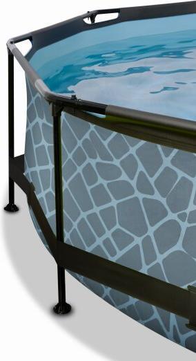 Actual product image Exit Round frame pool 360x76 cm with sunshade and filter pump (360 x 76 cm)
