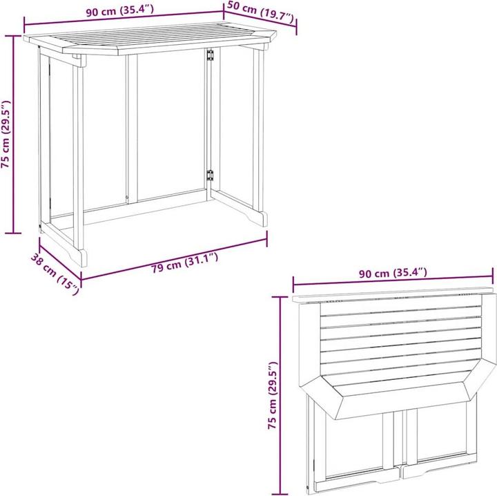 Immagine prodotto vidaXL Zebina (90 cm)