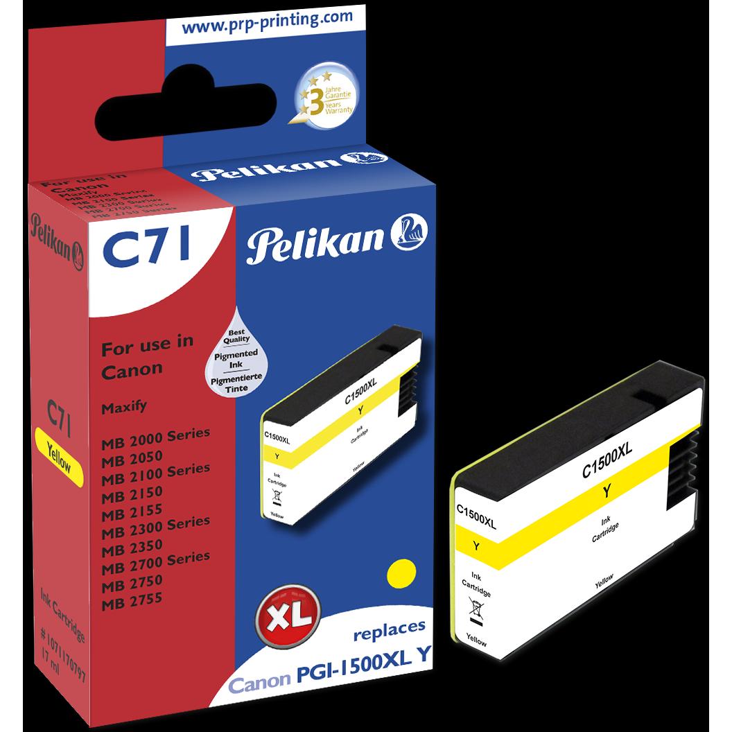 Pelikan, Druckerpatrone, PGI-1500XL ye kompatibel (Y)