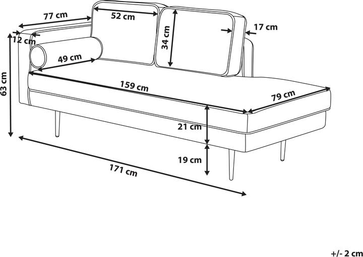 Actual product image Beliani Miramas (Recamiere)