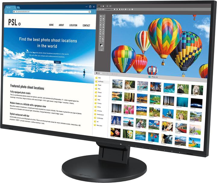Actual product image Eizo FlexScan EV2785 68.6 cm (27 inch) 3840 x 2160 pixels 4K Ultra HD LED Black (3840 x 2160 Pixels, 27")