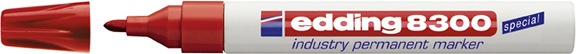 Image du produit Edding Marqueur permanent 8300 (Rouge, 3 mm, 1 x)