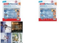 Produktbild tesa Powerstrips Transparent Deko Haken LARGE