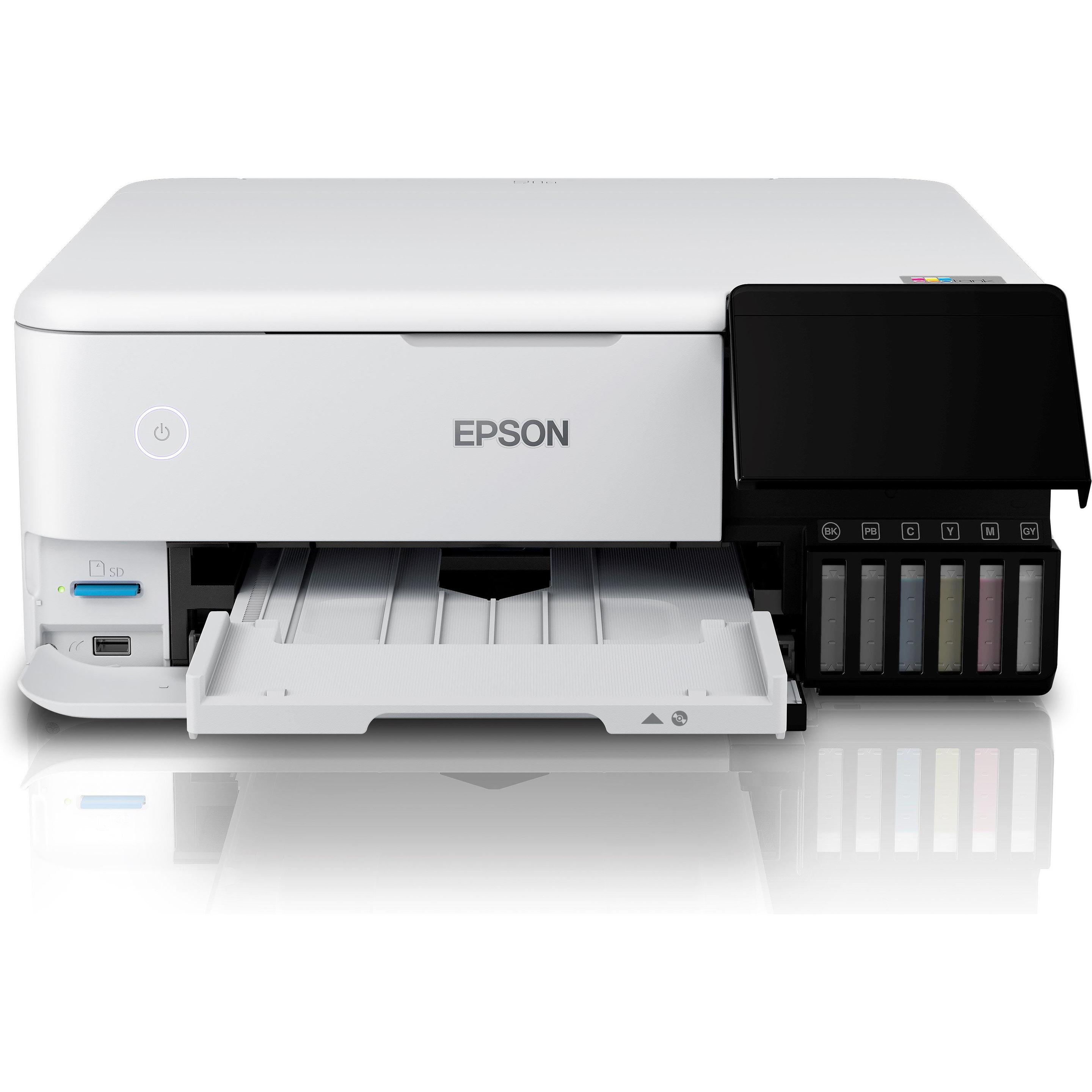 Epson EcoTank ET-8500 (Tintentank, Farbe), Drucker, Weiss