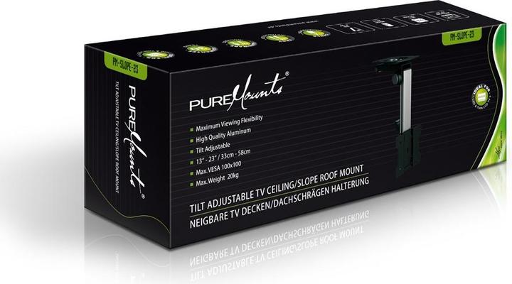 Actual product image PureMounts Pm-Slope-23 (Ceiling, 23", 30 kg)