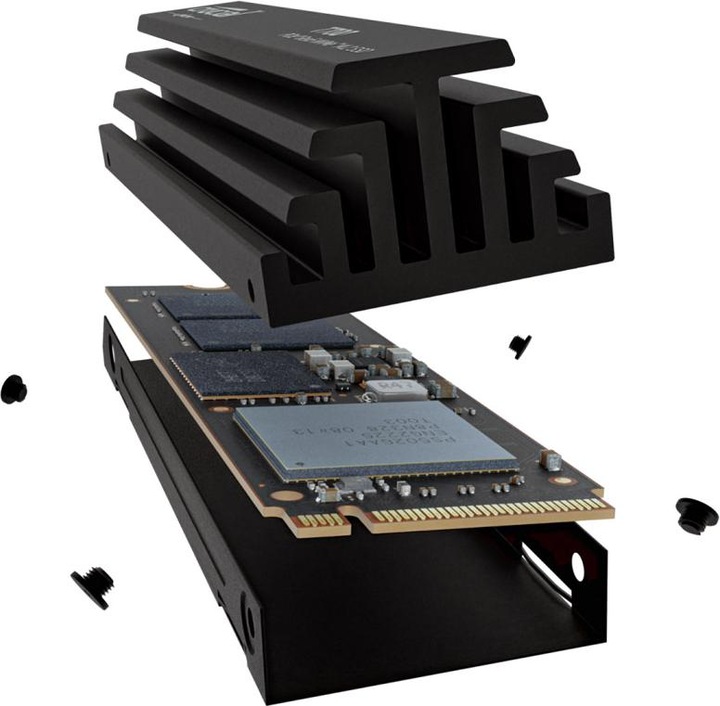 Productafbeelding Crucial T700 with Heatsink (4000 GB, M.2 2280)