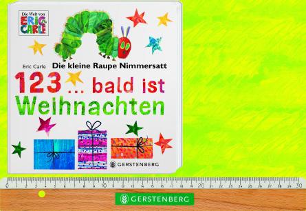 Produktbild Die kleine Raupe Nimmersatt - 1, 2, 3 bald ist Weihnachten (Deutsch, Eric Carle, 2016)