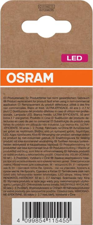 Immagine prodotto Osram Lampada LED ad alta efficienza classe A Filament CLASSIC 3.8W 840 smerigliata E27 806lm 4000K neutra (E27, 3.80 W, 806 lm, 1 x, A)