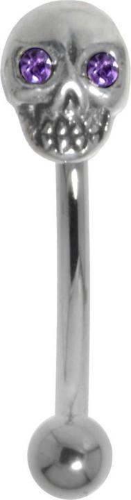 Immagine prodotto Bijouteria Piercing sopracciglio (Argento 925, Vetro (di orologio), Acciaio chirurgico 316L)