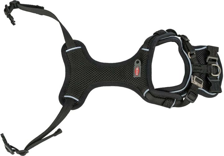 Immagine prodotto Trixie Premium FlexMesh harness, wide fit,L:63–92cm/25mm,black (L, Cane, Generale, Passeggiare)