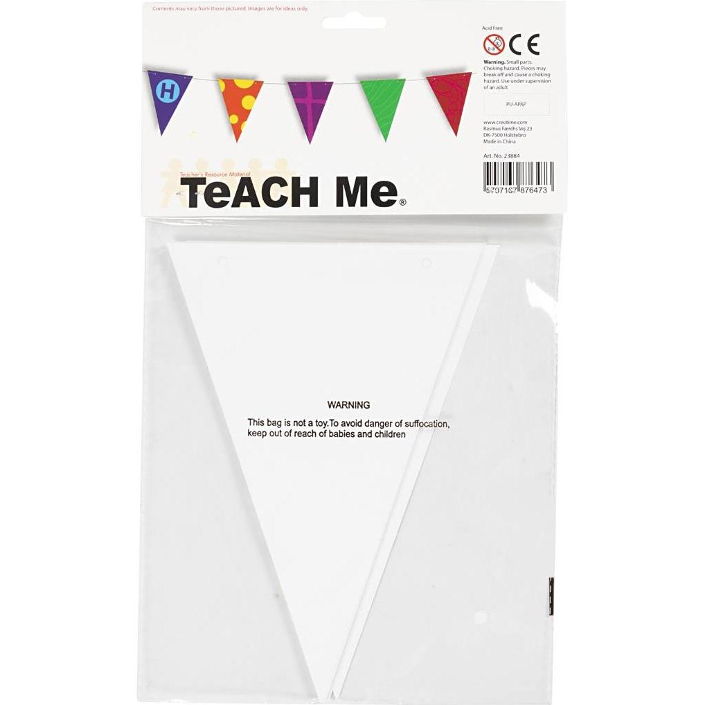 Creativ Company, Carta bricolage, Flags (300 g/m², 10x)