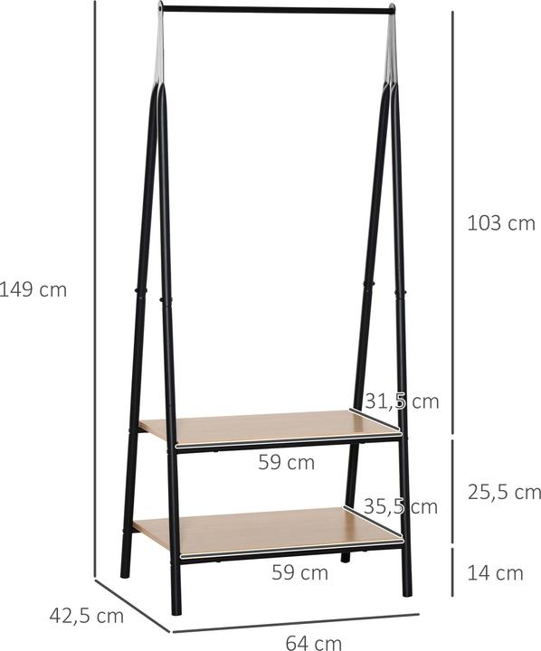 Produktbild Homcom Gaderobenständer