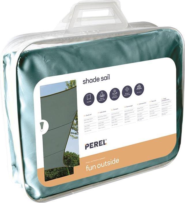 Produktbild Perel SONNENSEGEL - QUADRATISCH - 3.6 x 3.6 m - FARBE: GRÜNGRAU (360 x 360 cm)