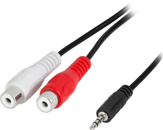 Actual product image LogiLink CA Connection cable (5 m, Cinch, 3.5mm jack (AUX))