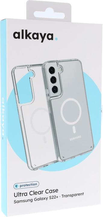 Actual product image Alkaya LUCID MagSafe mobile protective cover Samsung S22+ transparent (Samsung Galaxy S22+)