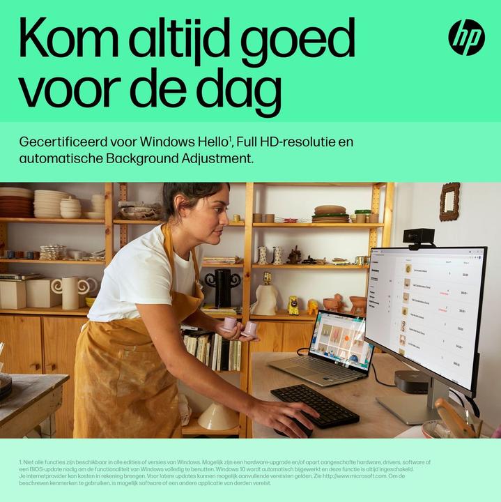 Actual product image HP 620 FHD Webcam (P) (4 Mpx)