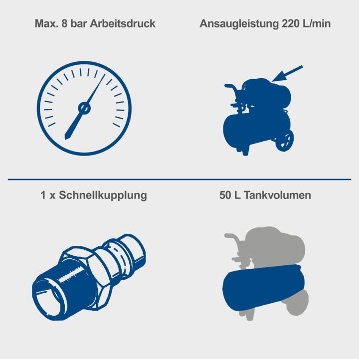 Produktbild Scheppach HC54 (50 l, 8 Bar)