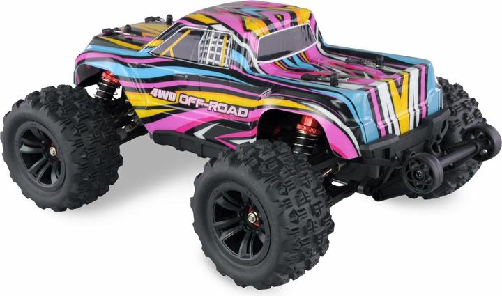 Actual product image Amewi RC Car HyperGo Monster Truck Li-Po 1050mAh coloured/14+ (RTR Ready-to-Run)