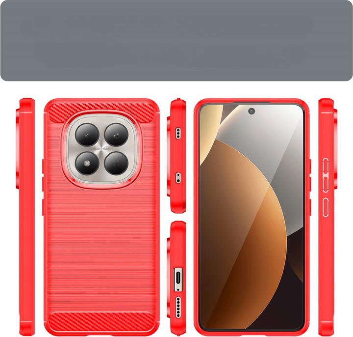 Image du produit Cover-Discount Xiaomi Redmi Note 15 Pro 4G - Metall Carbon Look Hülle (Xiaomi Redmi Note 15 Pro)