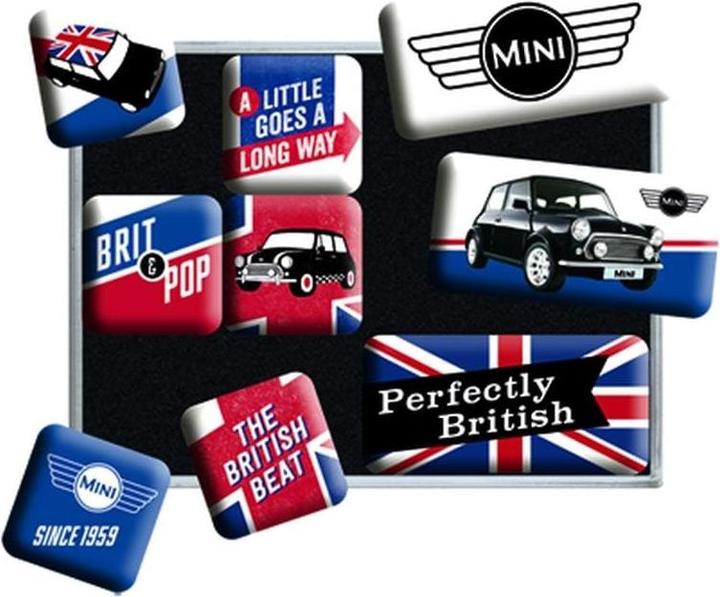 Actual product image Nostalgic-Art Merchandising Magnet Set Mini 9 pieces, Multicoloured (9 x)