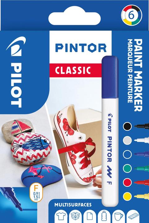 Actual product image Pilot Pintor Fine Set of 6 Standard (6x)