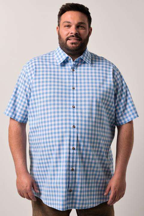 Immagine prodotto Men+ Trachten-Karohemd, Halbarm, Kentkragen, Comfort Fit (XL)
